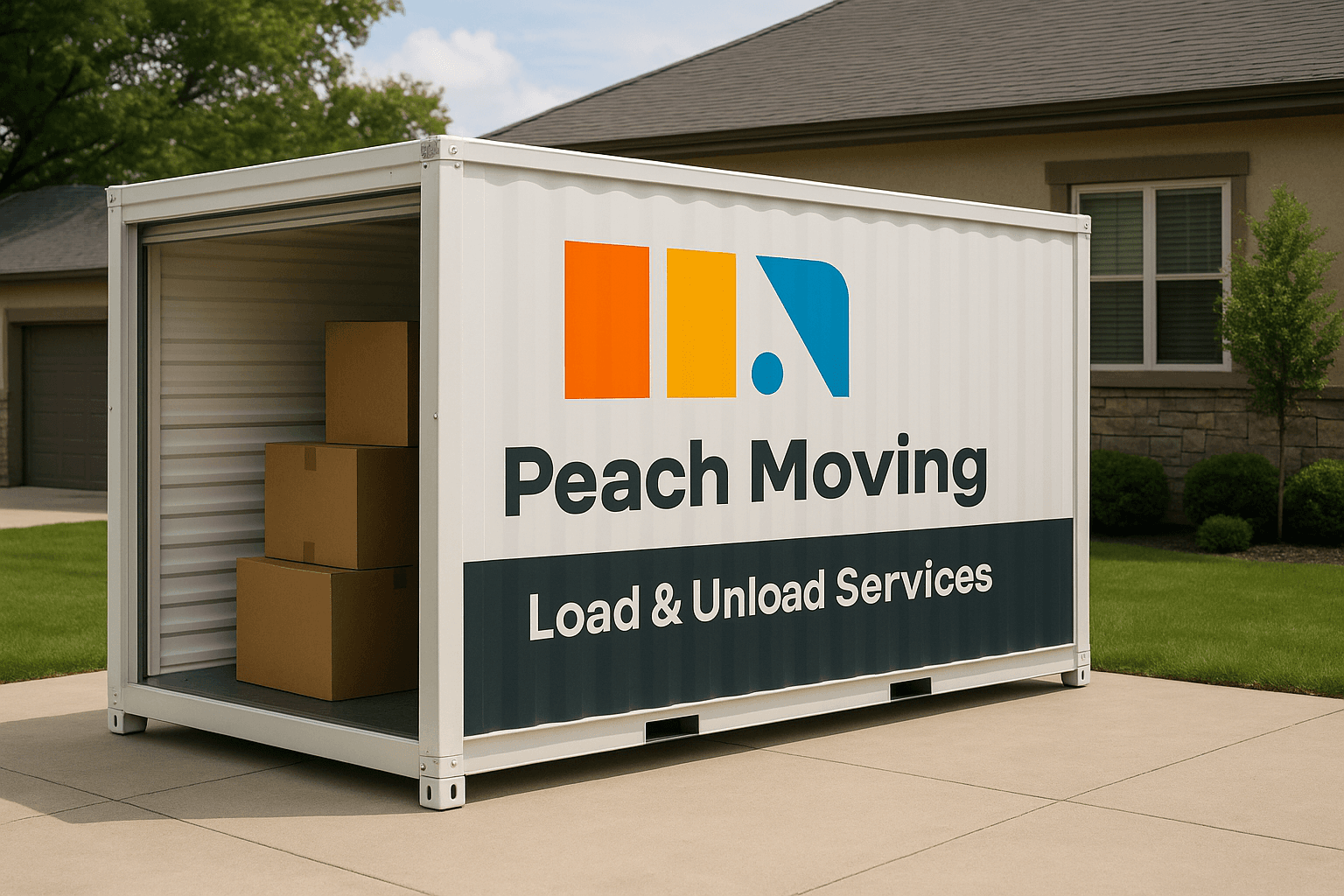 Movers loading a truck in Atlanta